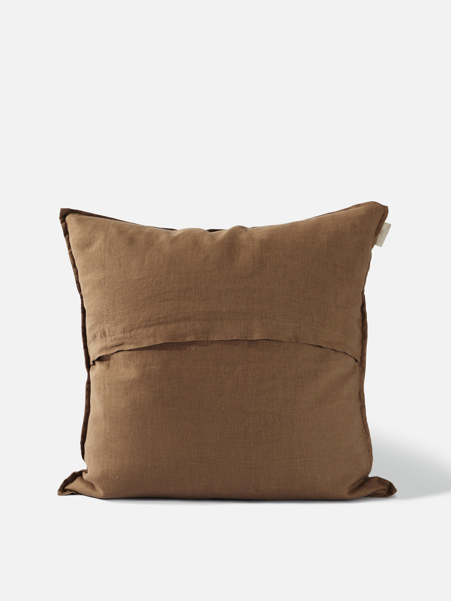 cuscino decorativo color nocciola lino minimalista retro