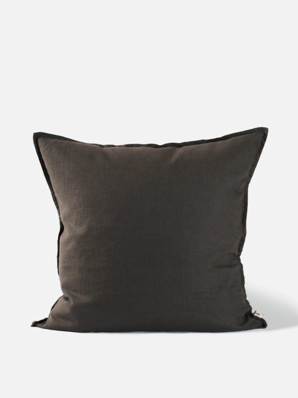 cuscino decorativo color taupe lino minimalista