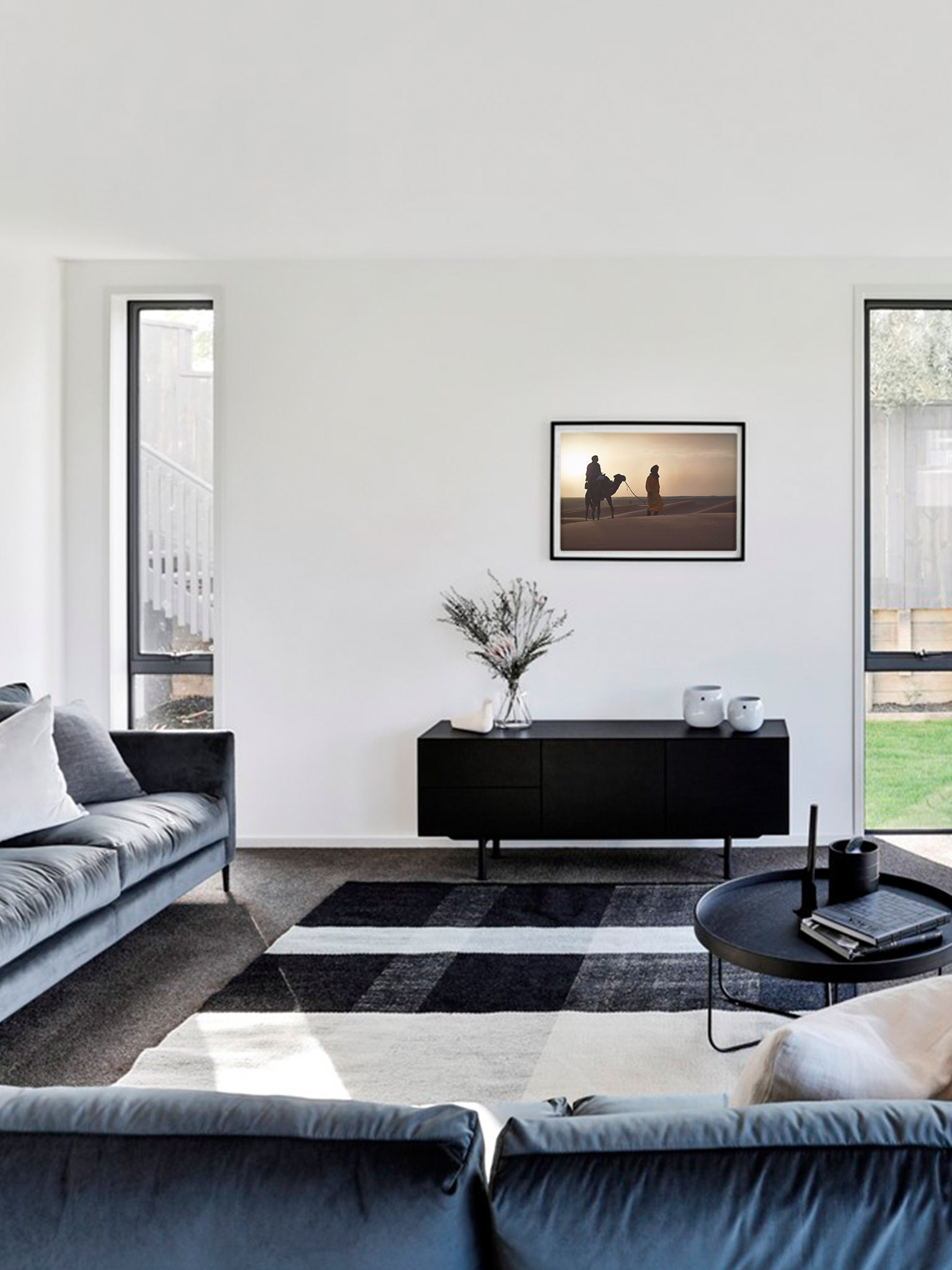 Stampa fotografica Amazigh ambientata in un soggiorno