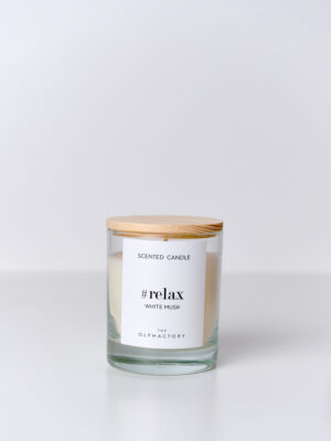 Candela White Musk 200 g in vetro, frontale