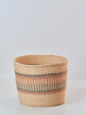 Cesto in sisal naturale intrecciato a mano – Small