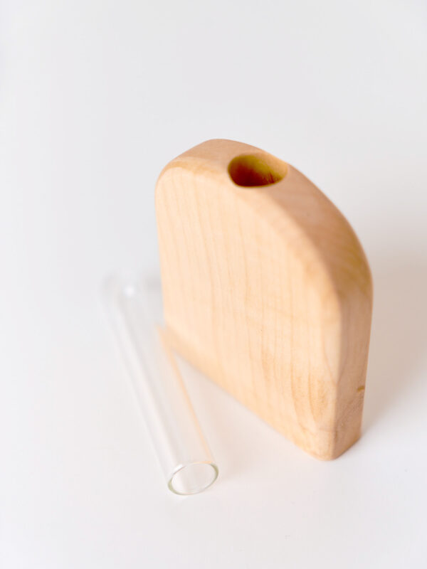 Portafiori piatto n.06, provetta 8 cm