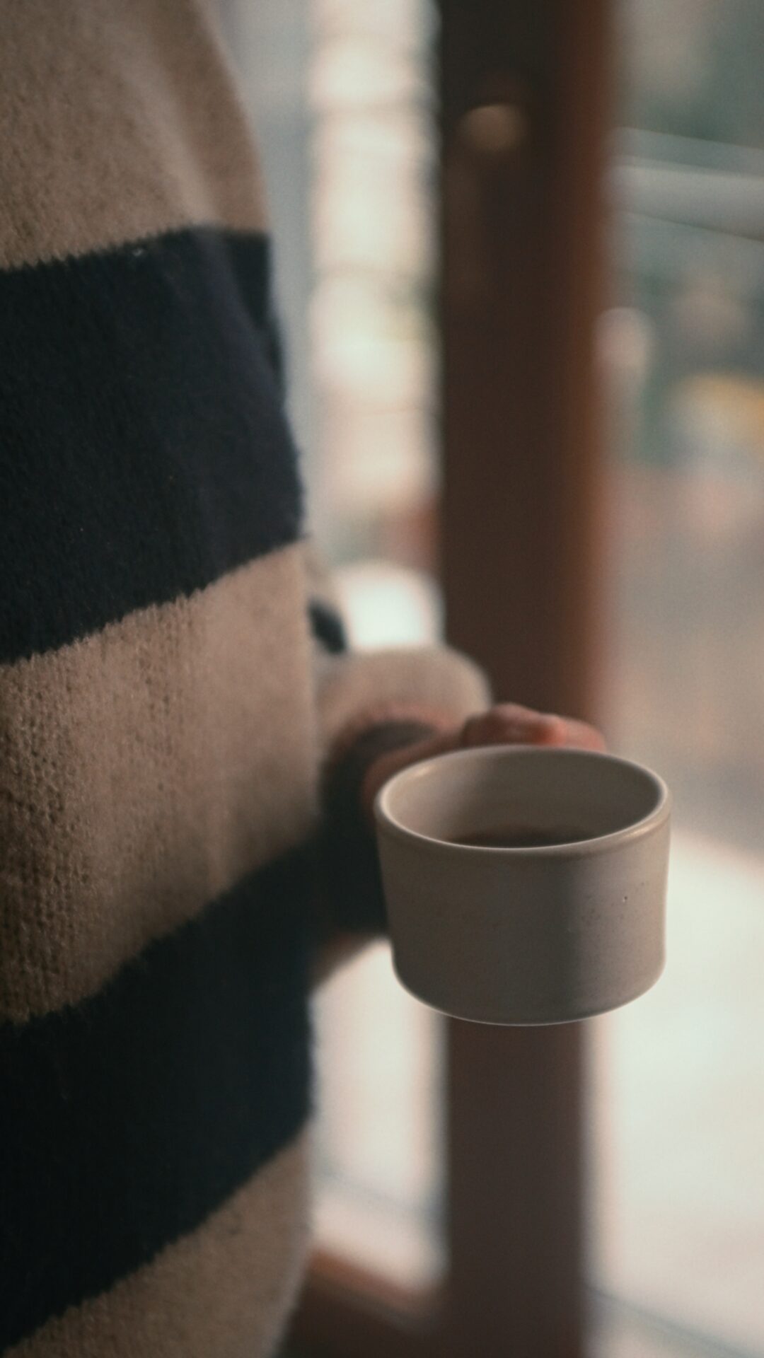 slow living con tazza ceramica